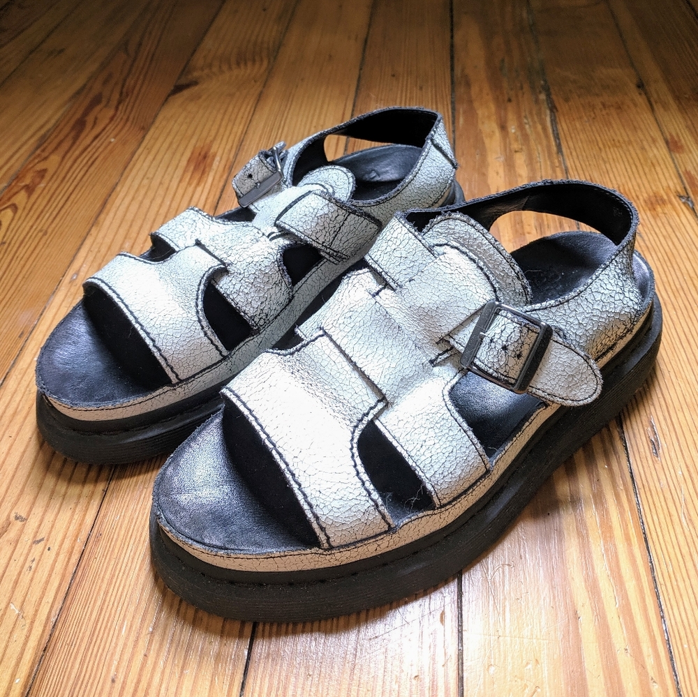 Dr Martens Asha White Sandals